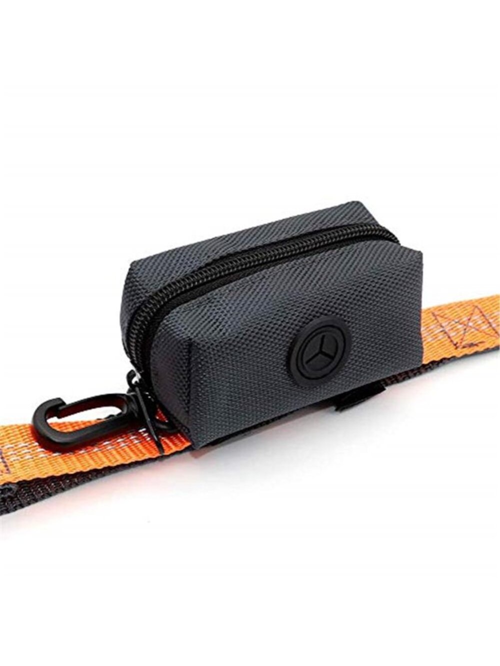 Pet Waste Bag Dispenser Zippered Pouch Portable Dog Poop Bag Holder Leash
